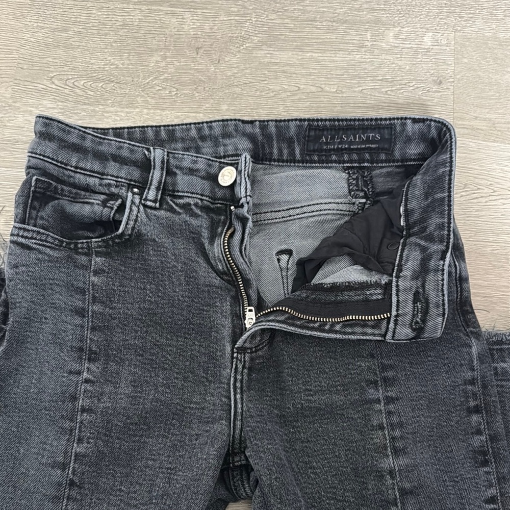 AllSaints Black Denim Jeans